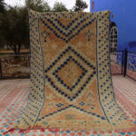 moroccan-looms-vintage-berber-style-rug-beni-ourain-hanbal-kilim-Beni-mguild-Boujaad-Boucherouite-carpet-runner-shag-wool-morocco-sakina-1