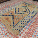 moroccan-looms-vintage-berber-style-rug-beni-ourain-hanbal-kilim-Beni-mguild-Boujaad-Boucherouite-carpet-runner-shag-wool-morocco-sakina-4