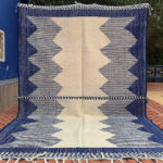 moroccan-looms-vintage-berber-style-rug-beni-ourain-hanbal-kilim-Beni-mguild-Boujaad-Boucherouite-carpet-runner-shag-wool-morocco-zahra-1