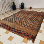 moroccan-looms-vintage-berber-style-rug-beni-ourain-hanbal-kilim-Beni-mguild-Boujaad-Boucherouite-carpet-runner-shag-wool-morocco-khadija-9