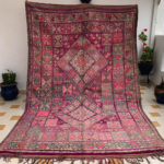 moroccan-looms-vintage-berber-style-rug-beni-ourain-hanbal-kilim-Beni-mguild-Boujaad-Boucherouite-carpet-runner-shag-wool-morocco-najah-1