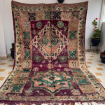 moroccan-looms-vintage-berber-style-rug-beni-ourain-hanbal-kilim-Beni-mguild-Boujaad-Boucherouite-carpet-runner-shag-wool-morocco-thouria-1